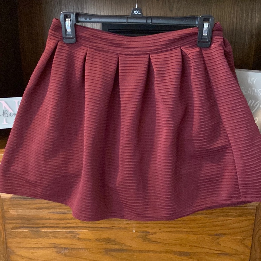 Size medium red skater skirt